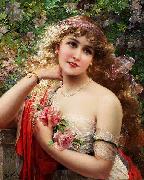 Emile Vernon La printemps oil